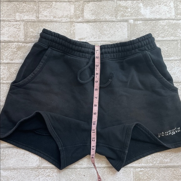 YoungLa black sweater shorts medium - Picture 7 of 8